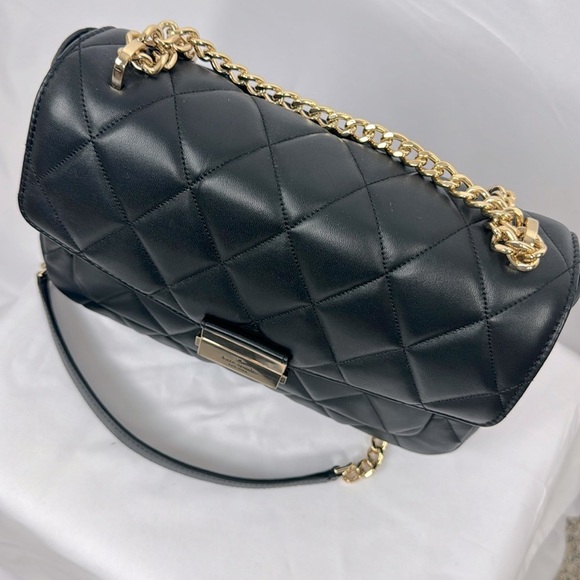 KATE SPADE Carey Medium Flap Chain Shoulder Leather Bag - Picture 3 of 6